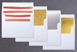 "His Name" - Retired Holiday Cards in Cranberry by The Carillos - Slip-In Envelope Liners