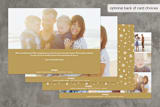 "Brightest Spirits" - Retired Holiday Cards in Midnight by Sarah Brown - Back of Card