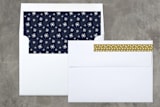 "Brightest Spirits" - Retired Holiday Cards in Midnight by Sarah Brown - Liner and Label