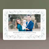 "Heaven&Nature" - Retired Holiday Cards in Slate by Ana de Sousa - Front