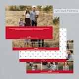 "Christmas Blessings" - Retired Holiday Cards in Snow by AK Graphics - Back of Card
