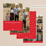"we wish you a merry christmas" - Retired Holiday Cards in Holly by Leah Ragain - Back of Card