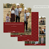 "We Wish" - Retired Holiday Cards in Wine by Ellis - Back of Card