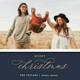 "Classic Christmastime" - Retired Holiday Cards in Night by Jula Paper Co. - Close-Up