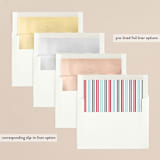 "Golden Good" - Retired Holiday Cards in Candy by Kate Ross - Slip-In Envelope Liners