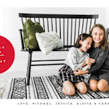 "Dot" - Retired Holiday Cards in Candy Cane by Erin Deegan - Close-Up