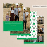 "Almost Nice" - Retired Holiday Cards in Keebler Green by Itsy Belle Studio - Back of Card