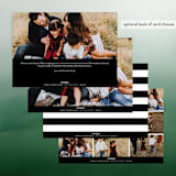 "Simply Wonderful" - Retired Holiday Cards in Midnight by GeekInk Design - Back of Card