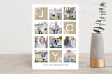 "Organic Joy" - Retired Holiday Cards in Sand by Kate Sorensen - Front