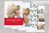 "markered merry" - Retired Holiday Cards in mint by silverscreen studio - Back of Card