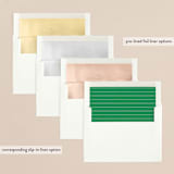 "All the Glory" - Retired Holiday Cards in Snowflake by Lauren Chism - Slip-In Envelope Liners