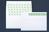 "Simple Wreath" - Retired Holiday Cards in Mint by Nicole Barreto - Liner and Label
