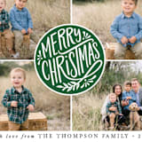 "Christmas Seal" - Retired Holiday Cards in Forest by Jamie Schultz Designs - Close-Up