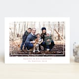 "His Blessings" - Retired Holiday Cards in Winter Berry by Lehan Veenker - Front