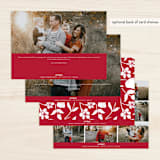 "His Blessings" - Retired Holiday Cards in Winter Berry by Lehan Veenker - Back of Card