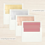 "His Blessings" - Retired Holiday Cards in Winter Berry by Lehan Veenker - Slip-In Envelope Liners