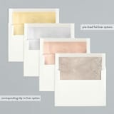 "Sparkling Snow" - Retired Holiday Cards in Eggnog by Stacey Day - Slip-In Envelope Liners