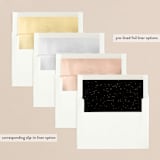 "Merry Hand-lettering" - Retired Holiday Cards in Light by Orasie - Slip-In Envelope Liners