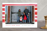 "Candy Cane Watercolor" - Retired Holiday Cards in Cherry by Michelle Taylor - Front