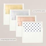 "Peace Heart Joy" - Retired Holiday Cards in Navy by Kim Dietrich Elam - Slip-In Envelope Liners