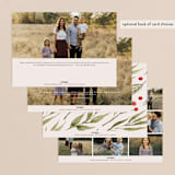 "Nature sings" - Retired Holiday Cards in Creme by frau brandt - Back of Card