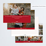 "minimalist rejoice" - Retired Holiday Cards in Holly by Mango Ink - Back of Card