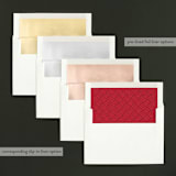 "Love Peace Cheer" - Retired Holiday Cards in Crimson by Lauren Chism - Slip-In Envelope Liners