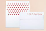 "Spirit of Christmas" - Retired Holiday Cards in Holly Berry by Design Lotus - Liner and Label