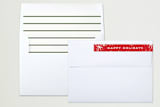 "'Tis the Holiday Season" - Retired Holiday Cards in Poinsettia by Tanya Lee of Frooted Design - Liner and Label