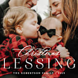 "Blessings Aplenty" - Retired Holiday Cards in Snow by Hooray Creative - Close-Up