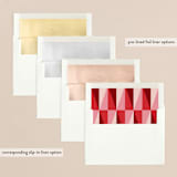 "bright like a diamond" - Retired Holiday Cards in Ruby by Anelle Mostert - Slip-In Envelope Liners