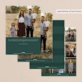 "Above all love" - Retired Holiday Cards in Pine by Lea Delaveris - Back of Card