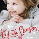 "'Tis the Holiday Season" - Retired Holiday Cards in Poinsettia by Tanya Lee of Frooted Design - Close-Up