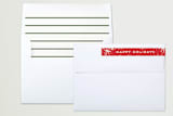 "'Tis the Holiday Season" - Retired Holiday Cards in Poinsettia by Tanya Lee of Frooted Design - Liner and Label