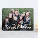 "Grateful" - Retired Holiday Cards in Snow by Alston Foster - Front