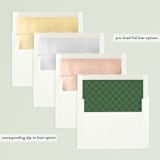 "They Rejoiced" - Retired Holiday Cards in Pine by Brianne Larsen - Slip-In Envelope Liners