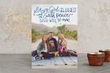 "Glory to God in the Highest" - Retired Holiday Cards in Indigo by Erin Niehenke - Front