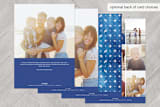 "Glory to God in the Highest" - Retired Holiday Cards in Indigo by Erin Niehenke - Back of Card
