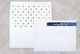 "Glory to God in the Highest" - Retired Holiday Cards in Indigo by Erin Niehenke - Liner and Label