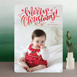"Brushed Merriment" - Retired Holiday Cards in Lipstick by Makewells - Front