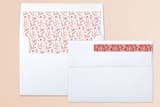 "Winter Window" - Retired Holiday Cards in snow by Ann Gardner - Liner and Label