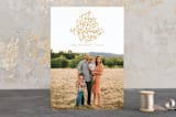 "Very Merry Christmas" - Retired Holiday Cards in Golden by Laura Bolter - Front