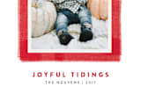 "Joyful Frame" - Retired Holiday Cards in Cherry by Kelly Nasuta - Close-Up