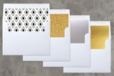 "His Gospel is Peace" - Retired Holiday Cards in Icing by Design Lotus - Slip-In Envelope Liners