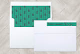 "So Happy" - Retired Holiday Cards in Evergreen by Rebecca Daublin - Liner and Label