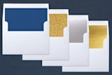"Warm & Cozy Wishes" - Retired Holiday Cards in Denim by Kerry Doyle - Slip-In Envelope Liners