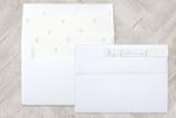 "Bursting" - Retired Holiday Cards in Snow by Anna Elder - Liner and Label
