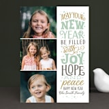 "The God of Hope" - Retired Holiday Cards in Soft Juniper by Sarah Brown - Front