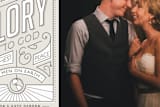"Glory Bookplate" - Retired Holiday Cards in Linen by Lorent and Leif - Close-Up