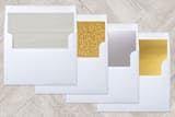 "Glory Bookplate" - Retired Holiday Cards in Linen by Lorent and Leif - Slip-In Envelope Liners
